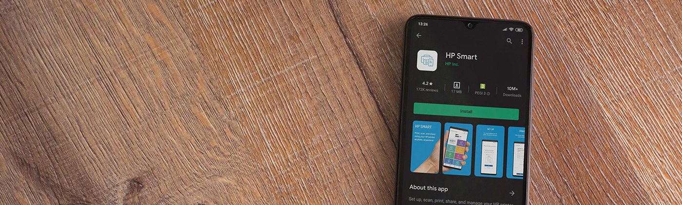 การใช้งานแอป HP Smart