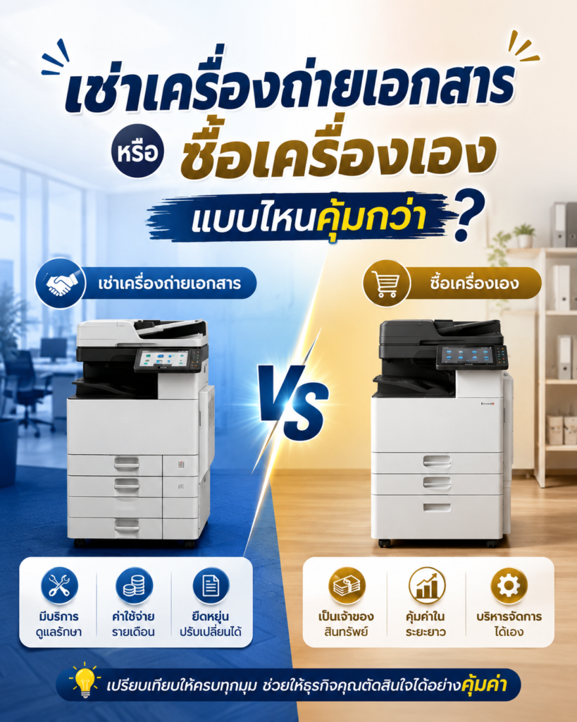 เช่าเครื่องถ่ายเอกสาร