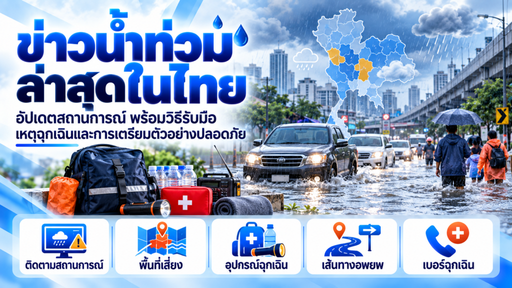 น้ำท่วมล่าสุด